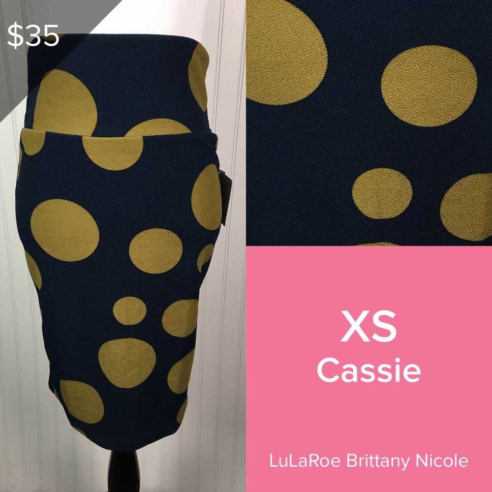 XS Cassie skirt BNWT LuLaRoe